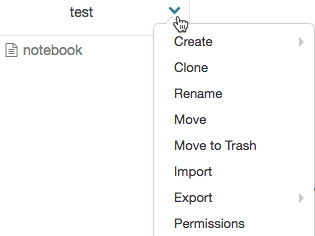 Figure 1.6 – Workspace folders drop-down menu
