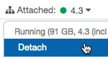 Figure 1.15 – Detaching a notebook from a cluster
