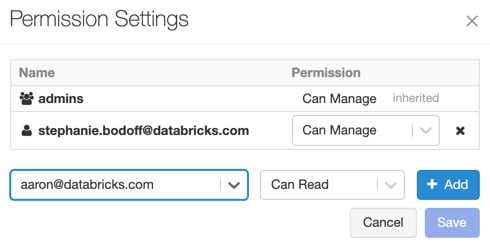 Figure 1.43 – MLflow access management
