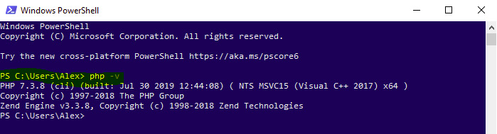 Figure 0.6: Testing the installation