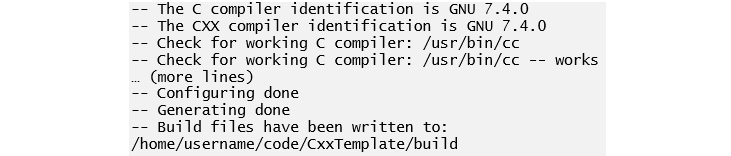 Figure 1.3: Generating the Ninja build file 
