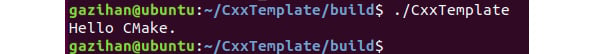 Figure 1.7: Running the executable
