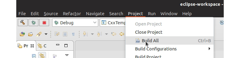Figure 1.12: Building the project
