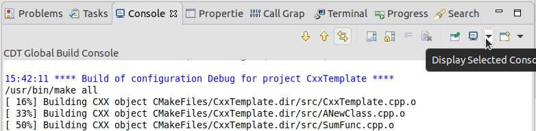 Figure 1.21: Viewing the correct console output
