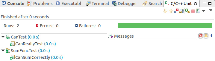 Figure 1.31: Output after running the test
