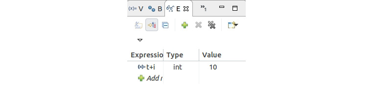Figure 1.52: Expression view with a new expression