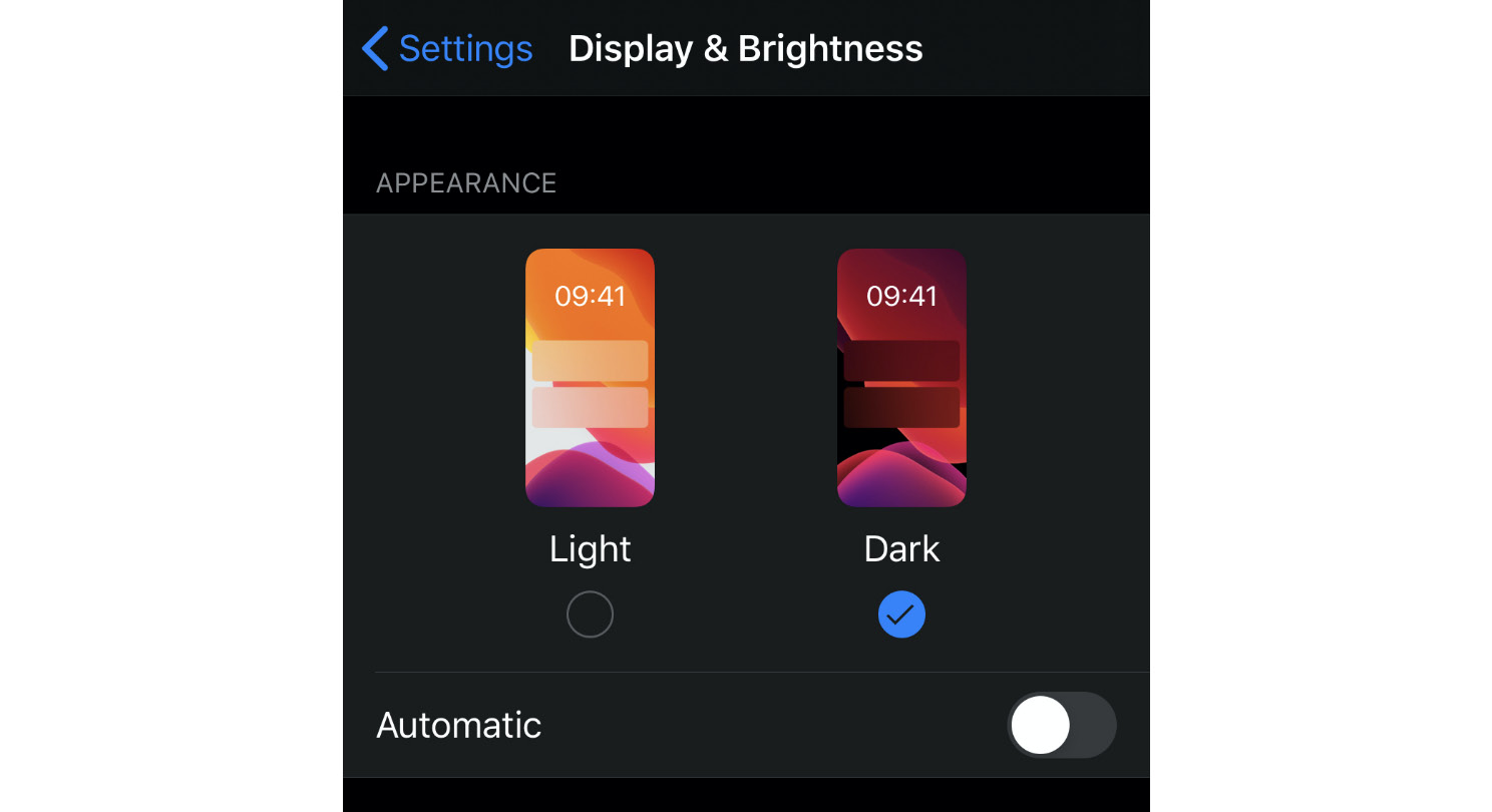 Figure 2.1 – Display and brightness
