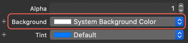 Figure 2.9 – Background color properties
