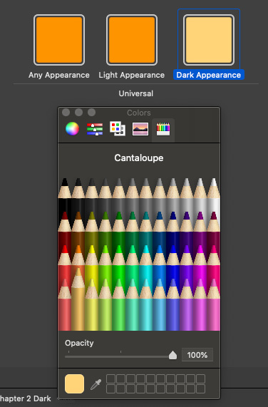 Figure 2.22 – Default label color
