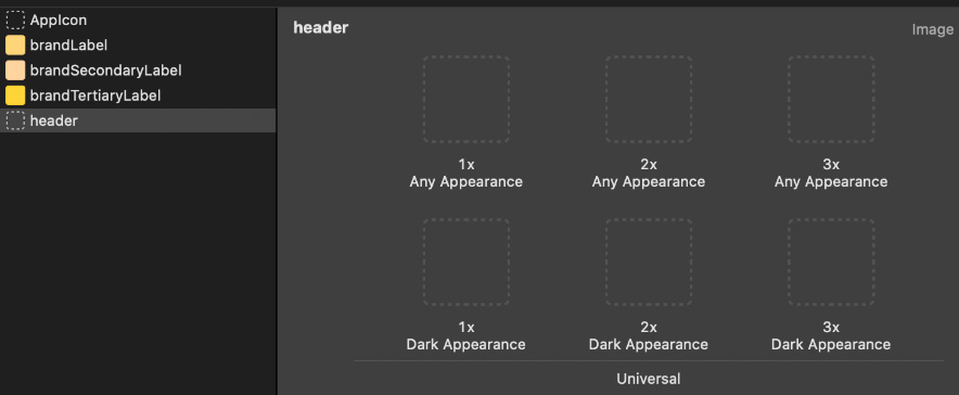 Figure 2.28 – Setting header from the image set
