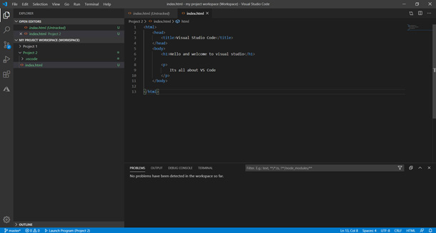 Figure 1.12 – VS Code editor layout
