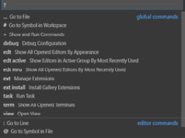 Figure 1.23 – List of commands
