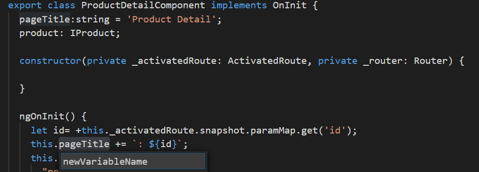 Figure 1.37 – Rename variable using F2
