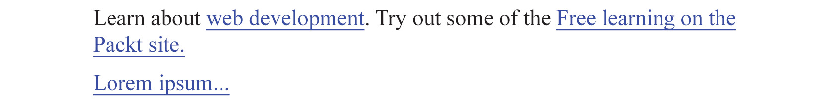 Figure 1.12: Missing closing tag on an anchor element