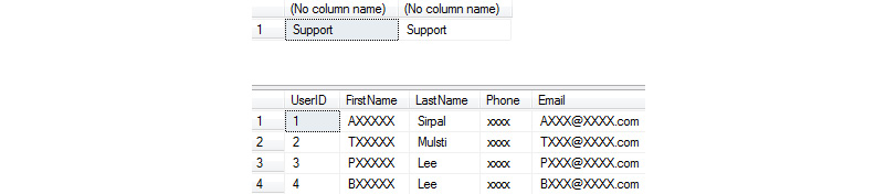 Figure 2.37: Table with data partially masked
