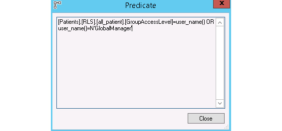 Figure 2.44: The predicate evaulation dialogue box
