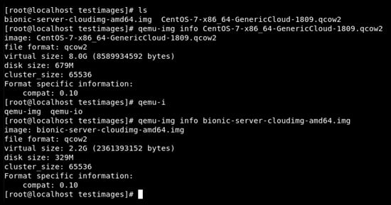 Figure 9.3 – Cloud-init image sizes