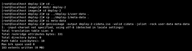Figure 9.15 – Preparing our environment for another cloud-init-based virtual machine deployment