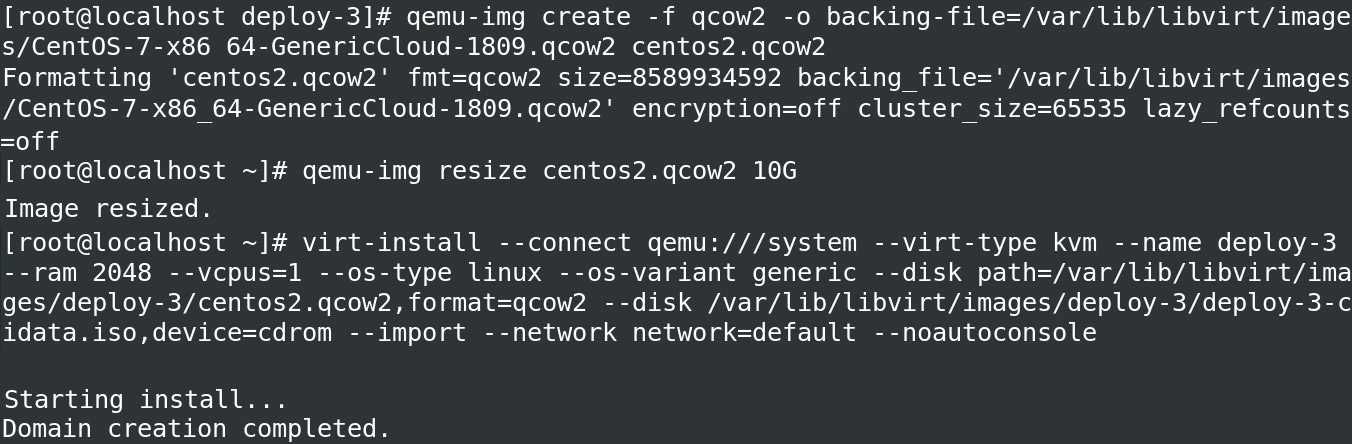 Figure 9.22 – Repeating the deployment process for the third virtual machine