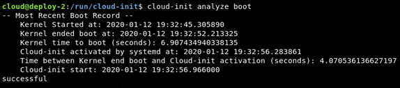 Figure 9.32 – Checking the boot time