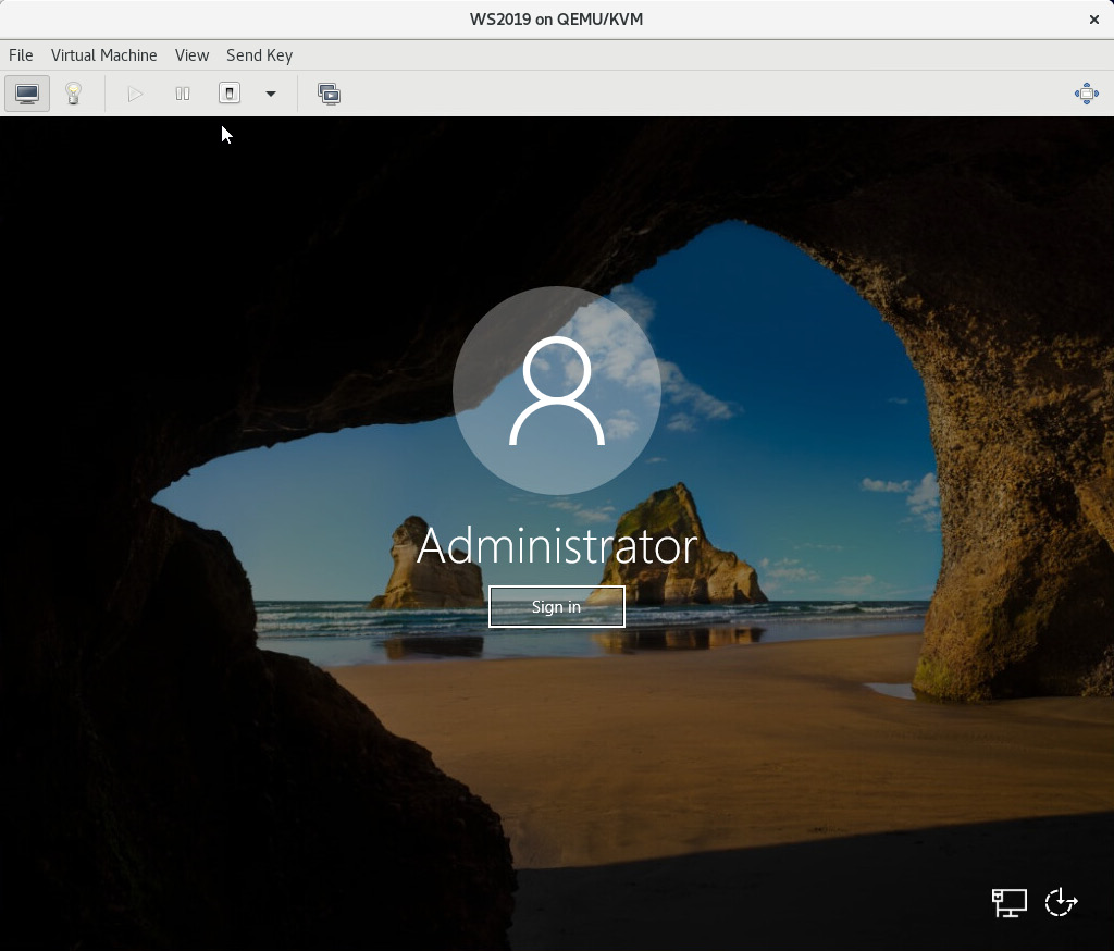 Figure 10.5 – When we press Sign in, we are going to be asked to change the administrator's password