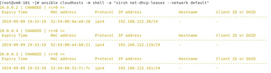 Figure 11.37 – Checking our VM network connectivity and network configuration