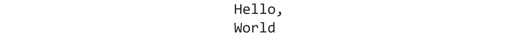 Figure 1.4: Printing the two text variables