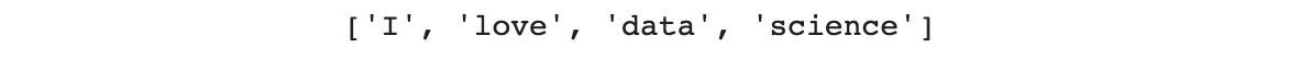 Figure 1.7: List containing only string items