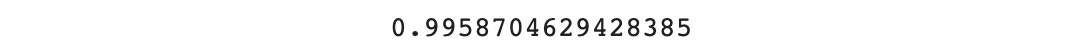 Figure 1.52: Accuracy score for spam detector