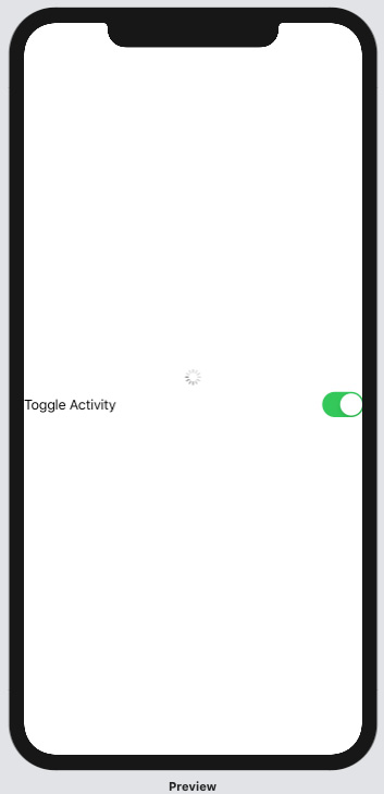 Figure 1.18 – UIKit ActivityIndicator in SwiftUI