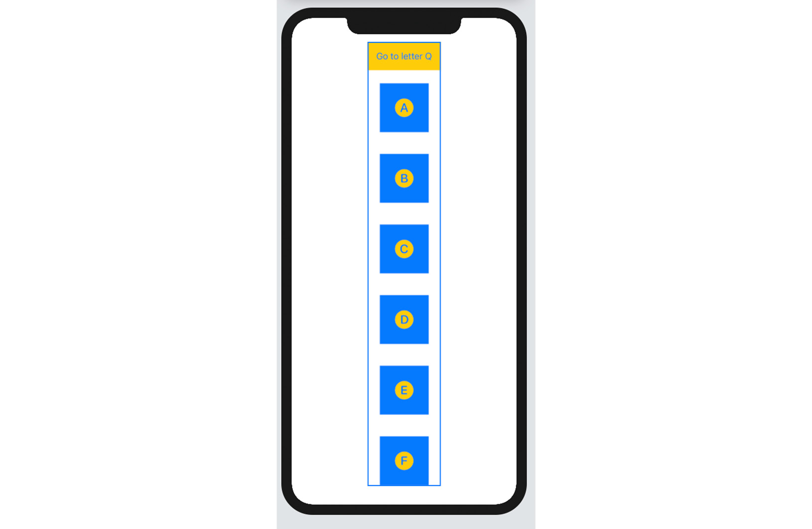 Figure 2.15 – The UsingScrollViewReader app
