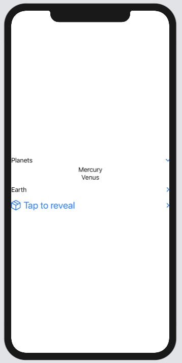 Figure 2.17 – The UsingDisclosureGroup app
