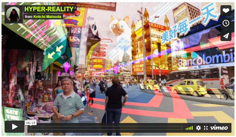 Figure 1.1 – Hyper-Reality video by Keiichi Matsuda (used with permission)
