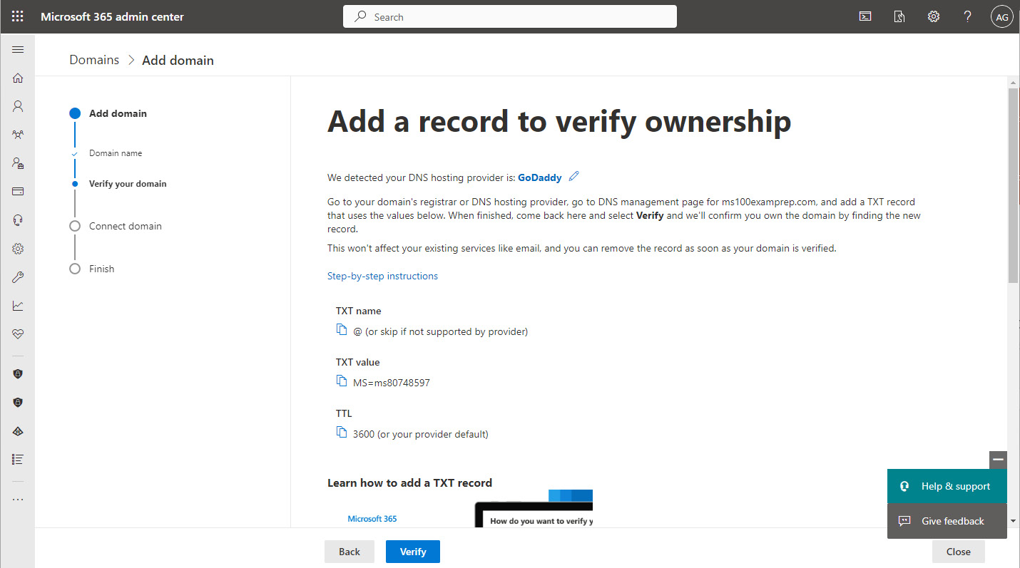 Figure 1.8 – Completing verification records manually