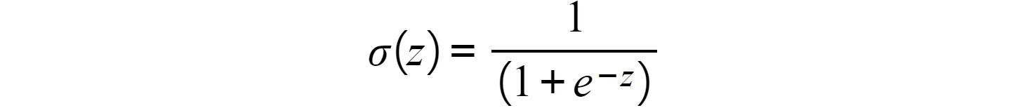 Figure 2.7: Sigmoid activation function
