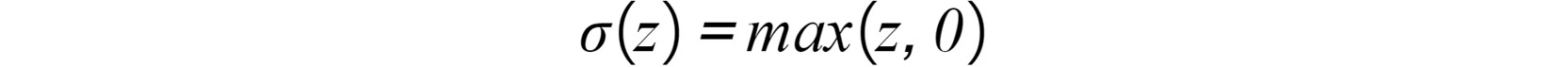 Figure 2.12: ReLU activation function
