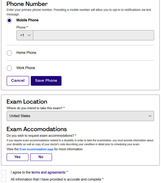 Figure 1.5 – Contact information