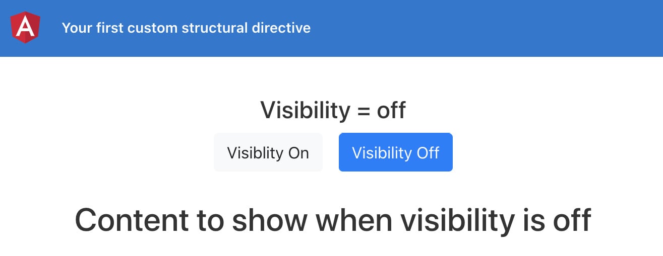 Figure 2.4 – ng-if-not-directive app running on http://localhost:4200
