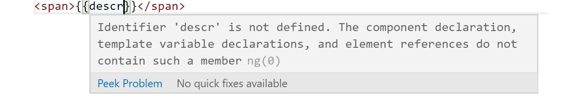 Figure 1.6 – Error handling in the template