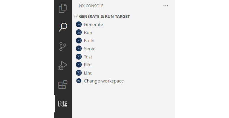 Figure 1.7 – Nx Console