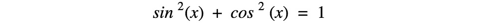 Figure 2.4: Trigonometric identity
