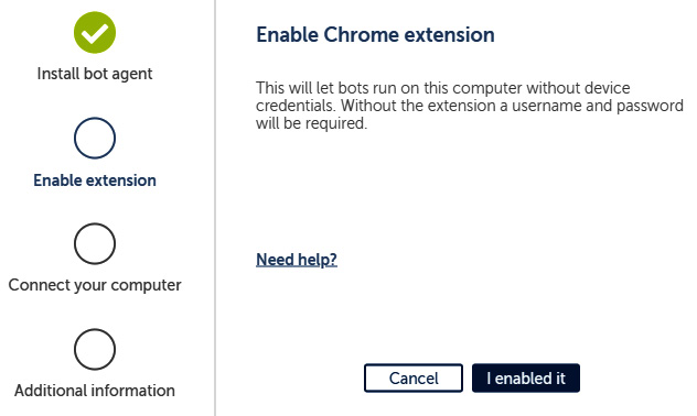 Figure 2.11 – Installation progress indicator
