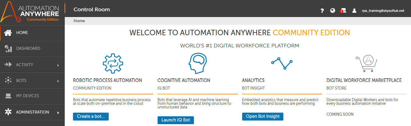 Bot Library - 1000+ Bots, Robotic Data Automation