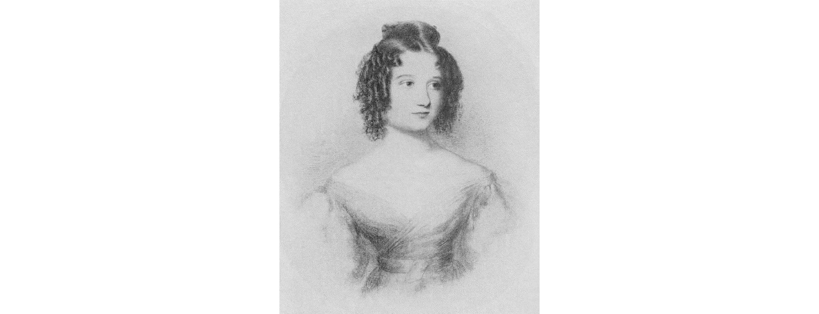 Figure 1.3: Ada Lovelace, aged 17 (portrait by Joan Baum; PD-Art)
