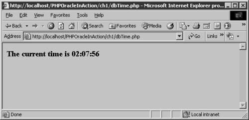 Creating Your First PHP/Oracle Application