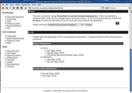 TÉLÉCHARGER APACHE TOMCAT 6.0.18 TOMCAT TÉLÉCHARGER 6.0.18 APACHE