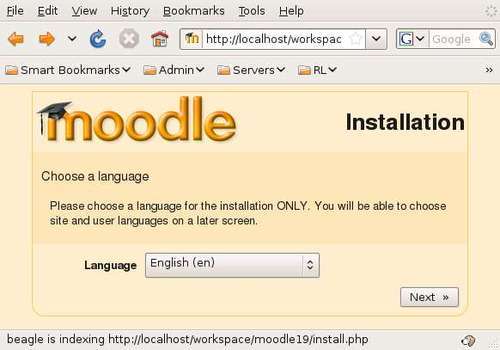 Installing Moodle