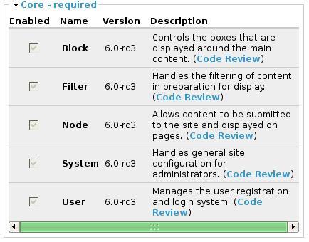 Core Modules