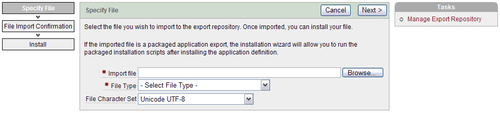 Specify File