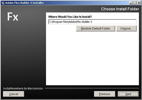 Installing Flex Builder 3